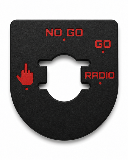 Street & Electra Glide - Middle Finger, Go, No Go - Black/Red