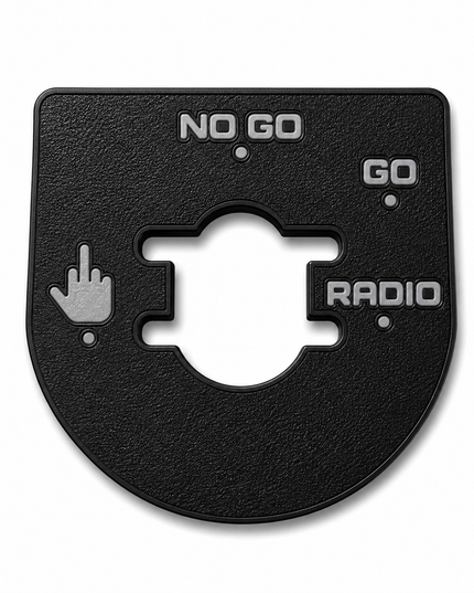 Street & Electra Glide - Middle Finger, Go, No Go - Black/Gray