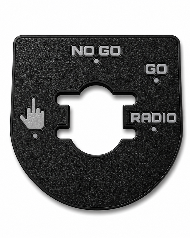 Street & Electra Glide - Middle Finger, Go, No Go - Black/Gray