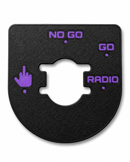 Street & Electra Glide - Middle Finger, Go, No Go - Black/Purple
