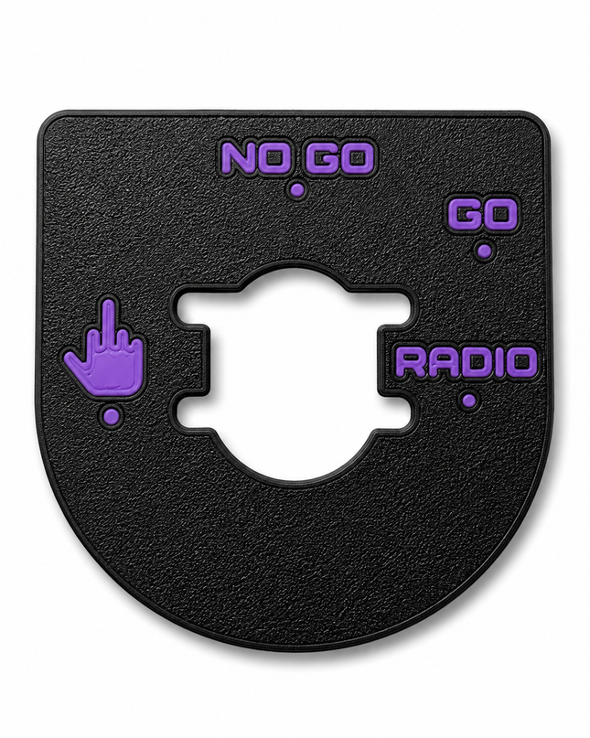 Street & Electra Glide - Middle Finger, Go, No Go - Black/Purple