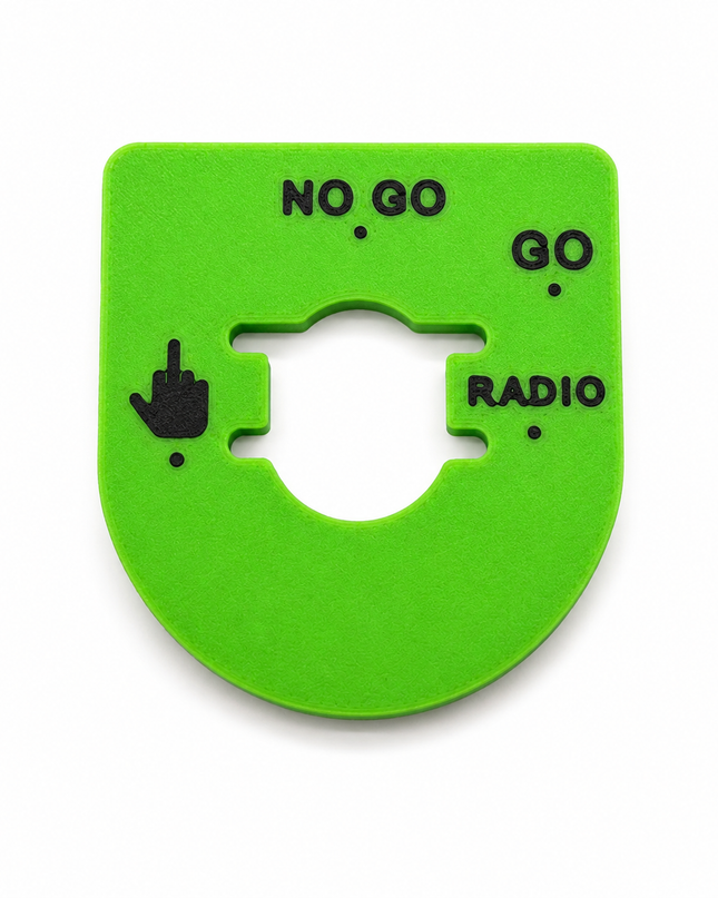 Street & Electra Glide - Middle Finger, Go, No Go - Pop Green/Black