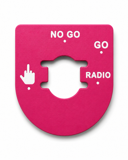 Street & Electra Glide - Middle Finger, Go, No Go - Pop Pink/White