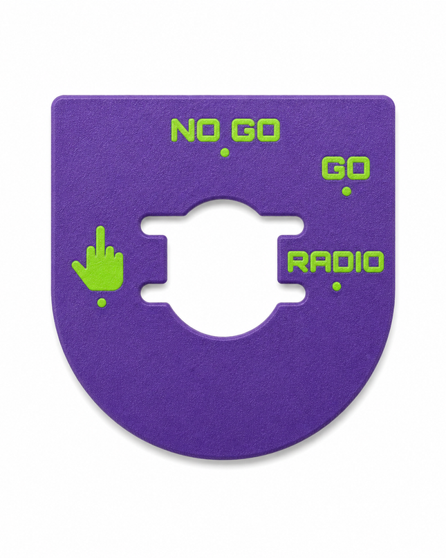 Street & Electra Glide - Middle Finger, Go, No Go - Purple/Green