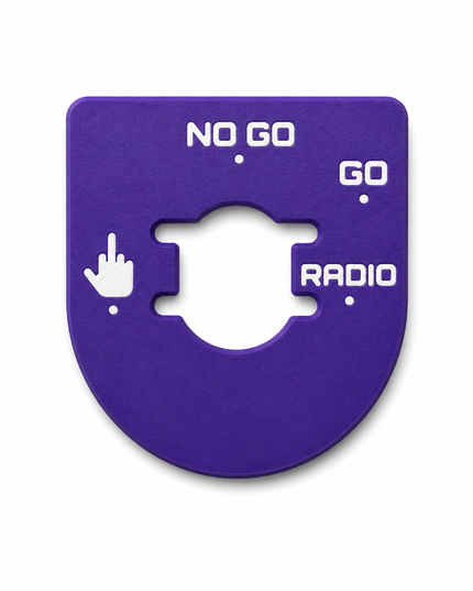 Street & Electra Glide - Middle Finger, Go, No Go - Purple/White