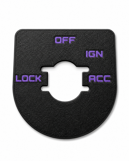 Street & Electra Glide - Ign Plate - Black/Purple
