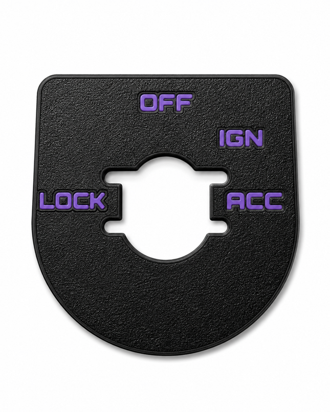 Street & Electra Glide - Ign Plate - Black/Purple