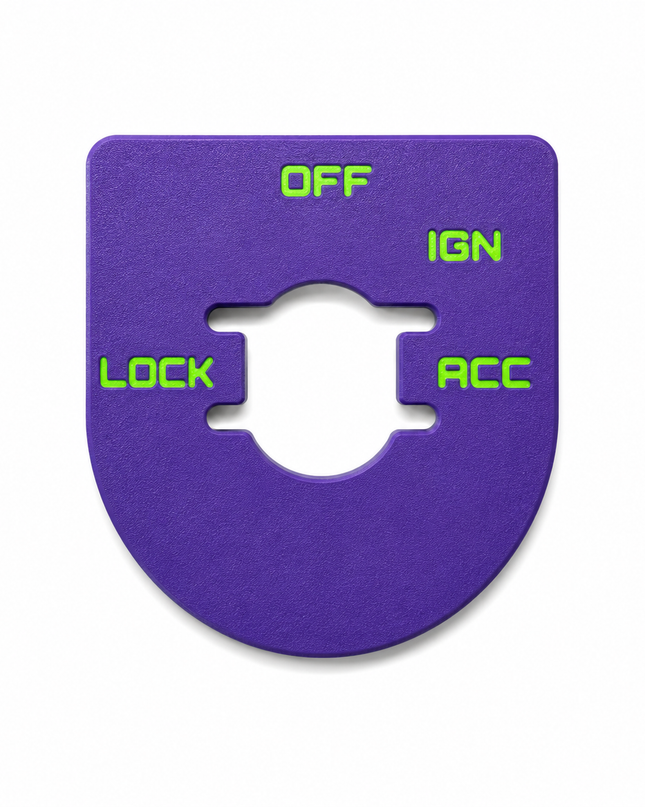 Street & Electra Glide - Ign Plate - Purple/Green