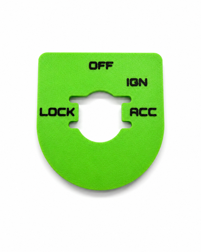 Street & Electra Glide - Ign Plate - Pop Green/Black