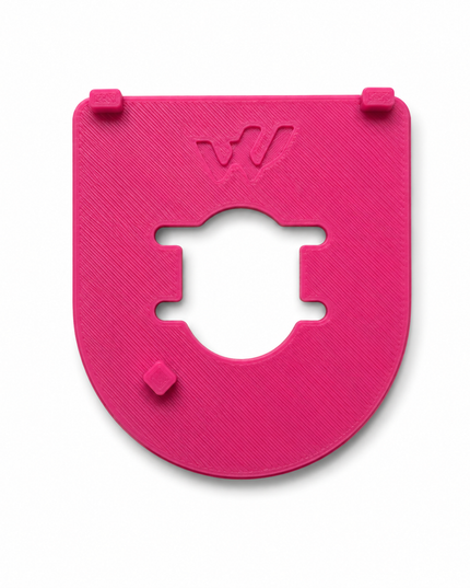 Street & Electra Glide - Ign Plate - Pop Pink/White
