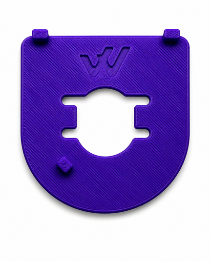 Street & Electra Glide - Ign Plate - Purple/White