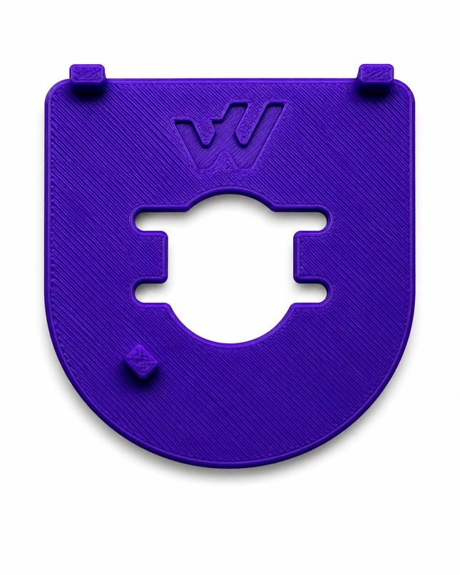Street & Electra Glide - Ign Plate - Purple/White