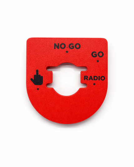 Street & Electra Glide - Middle Finger, Go, No Go - Red/Black