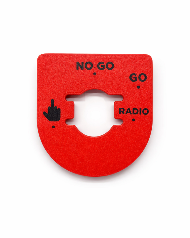 Street & Electra Glide - Middle Finger, Go, No Go - Red/Black