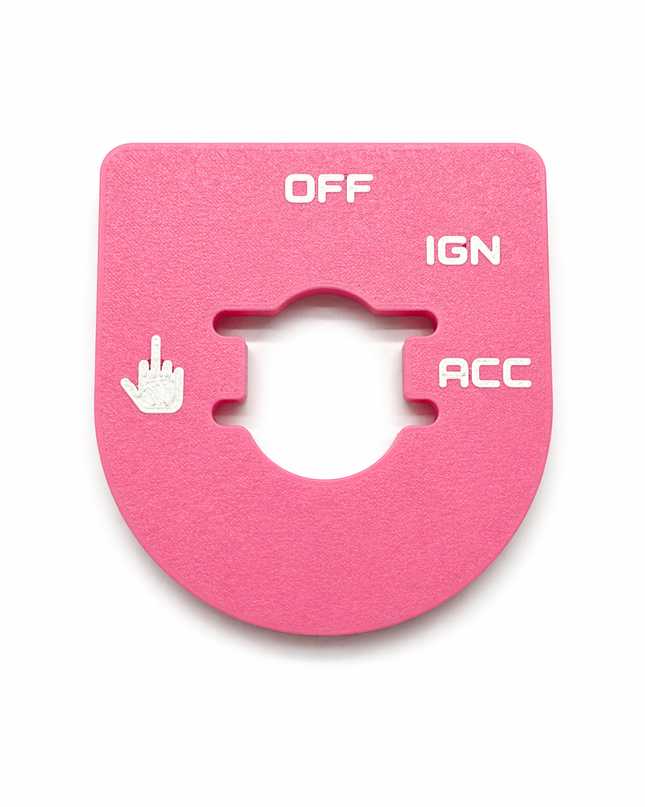 Street & Electra Glide - Middle Finger - Pink/White