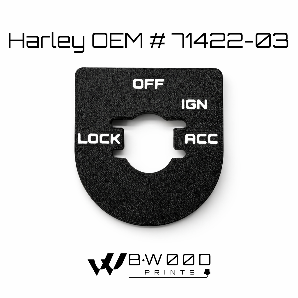 Street & Electra Glide - Ignition Switch Plate - OEM # 71422-03