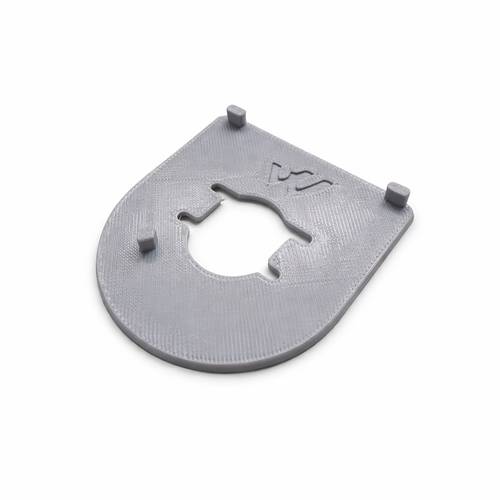 Puerto Rico Gray/Black - Custom Harley Ignition Switch Plate