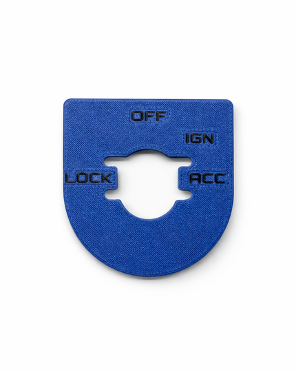 Street & Electra Glide - Ign Plate - Blue/Black
