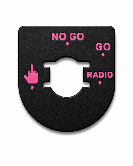 Street & Electra Glide - Middle Finger, Go, No Go - Black/Hot Pink