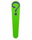 Green Plate with Purple Image