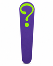 Purple Plate with Green Image