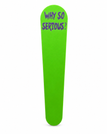 Green Plate with Purple Image